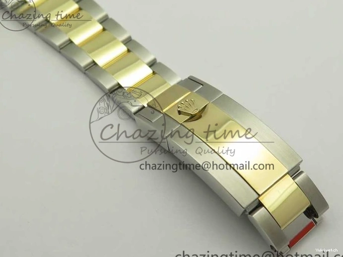 Edition GMT-Master II (Correct 1:1 Best 904L Hand Noob A3187 116713 Stack) LN YG Wrapped Steel Black Ceramic Thick 0209